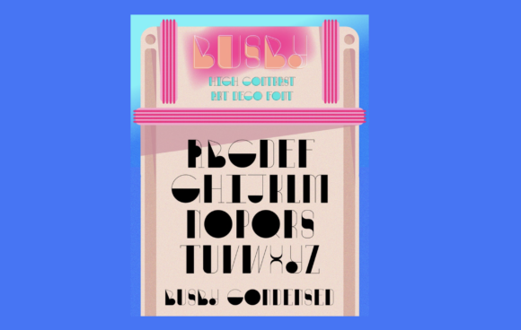 Busby Condensed Font - Preview 1