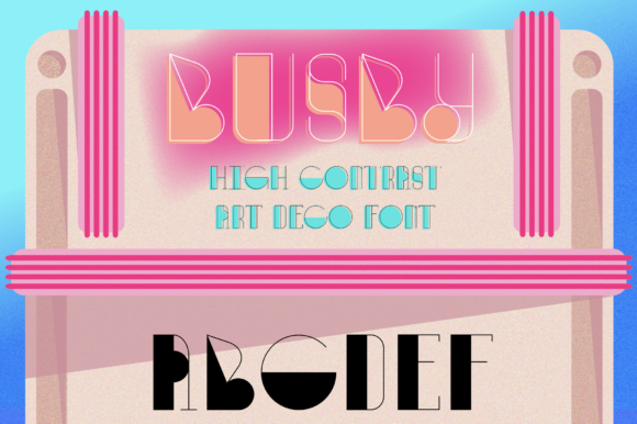 Busby Condensed Font - Preview 2