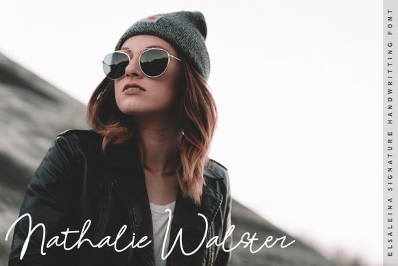Elsaleina Font PNG with transparent background - Preview 3