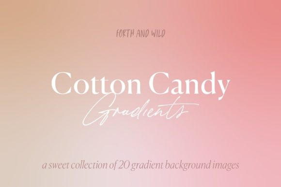 Gradient Cotton Candy
