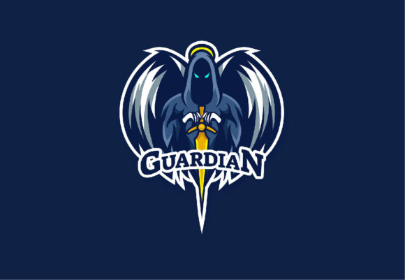 Guardian Angel Mascot Logo Design