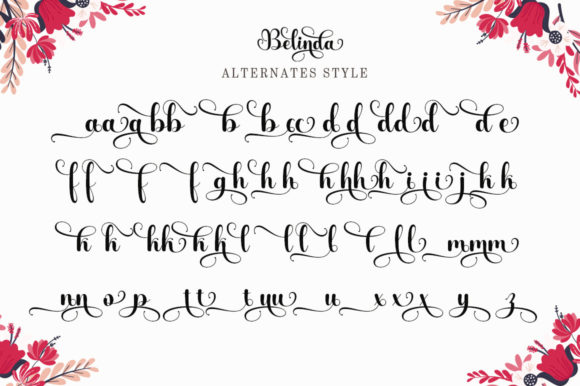 Hello Belinda Font - Preview 5