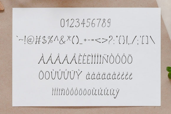 Madaline Font PNG with transparent background - Preview 2
