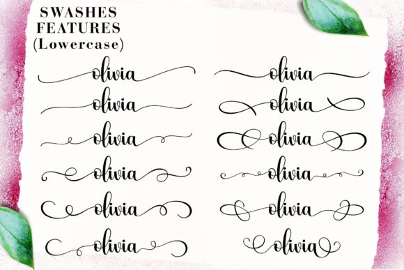 Madelyn Calligraphy Font PNG with transparent background - Preview 3