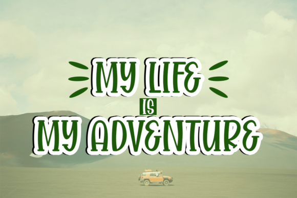 Red Guava Font PNG with transparent background - Preview 3