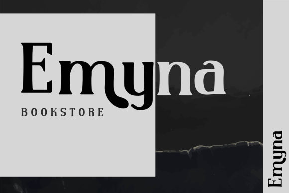 Romard Font PNG with transparent background - Preview 3