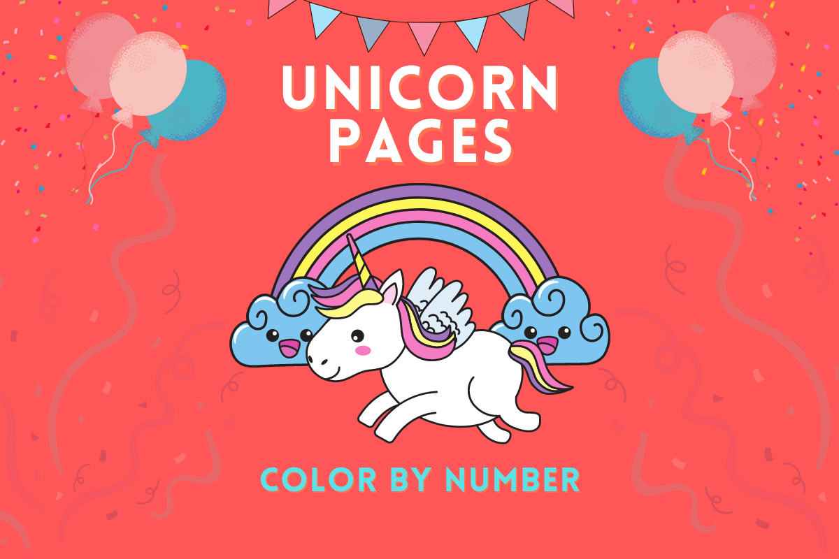 Unicorn Pages Color by Number Graphic by SJstore · Creative Fabrica