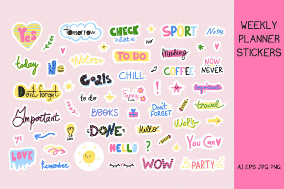 Weekly Planner Stickers