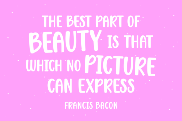 Beauty Pink Font - Preview 1