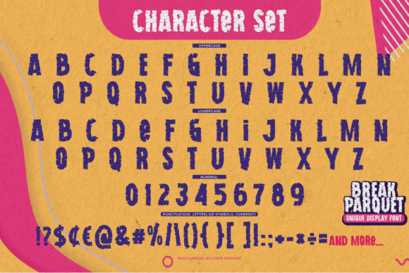 Break Parquet Font - Preview 6