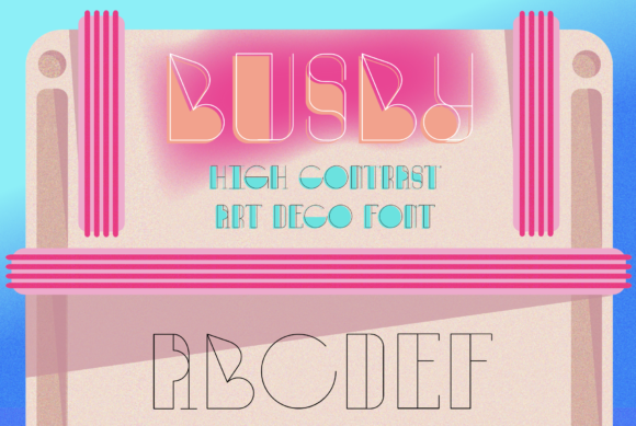 Busby Condensed Light Font - Preview 2