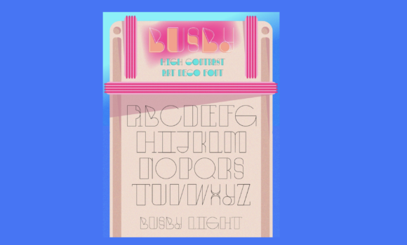 Busby Light Font - Preview 1