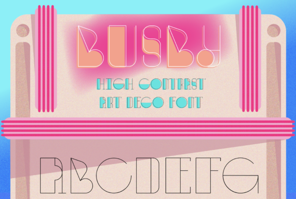 Busby Light Font - Preview 2