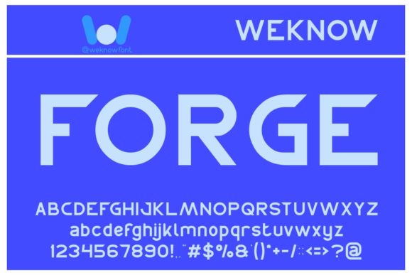 Chemistry Font - Preview 1