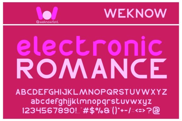 Chemistry Font - Preview 4