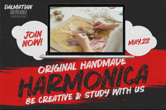 Dalmatian Brush Font - Preview 3