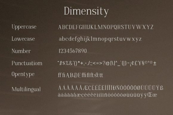 Dimensity Font - Preview 5