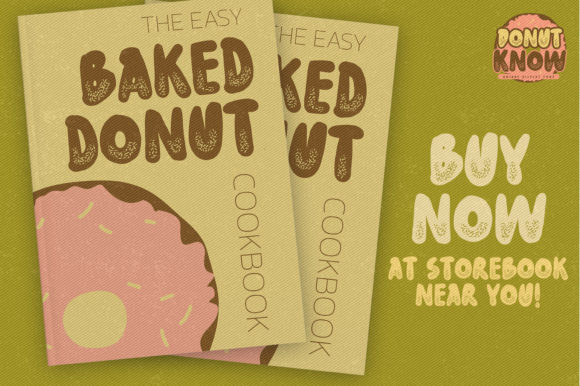 Donut Know Font - Preview 3