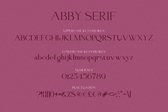 Elegant Font Abby Font PNG with transparent background - Preview 6