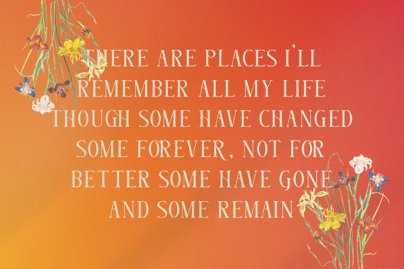 Glorando Font PNG with transparent background - Preview 1