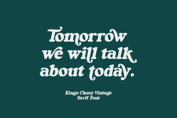 Kingo Font - Preview 5
