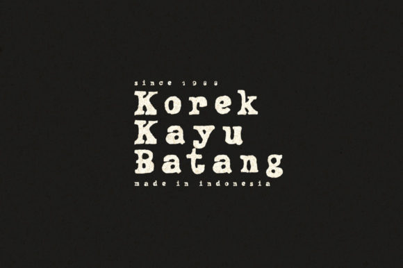 Matches Font font preview - 1