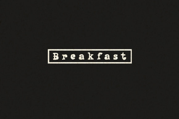Matches Font font preview - 3