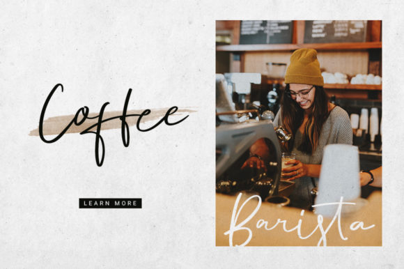 Postcart Script Font PNG with transparent background - Preview 2