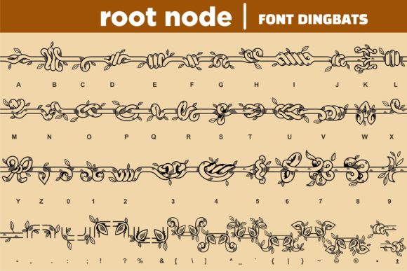 ROOT NODE Font PNG with transparent background - Preview 1