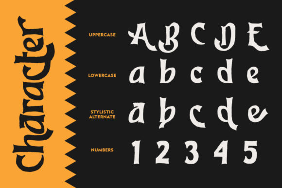 Rice Bowl Font PNG with transparent background - Preview 1