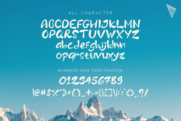 Blue Sky Font - Preview 2