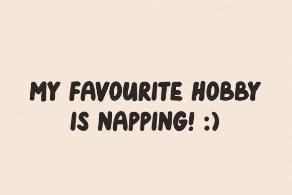 Cat Nap Font - Preview 3