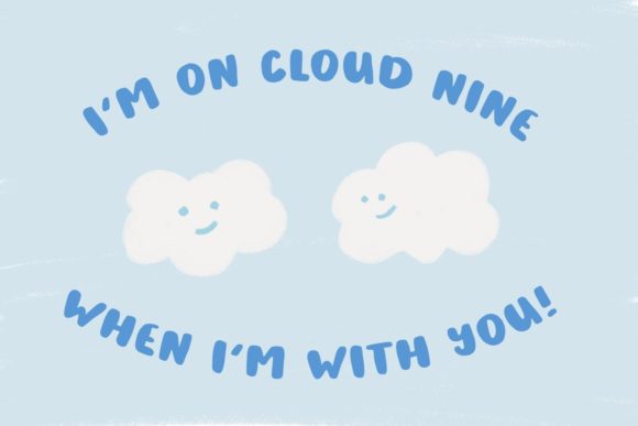 Cloud Nine Font - Preview 2