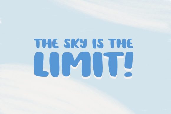 Cloud Nine Font - Preview 3