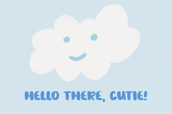 Cloud Nine Font - Preview 4