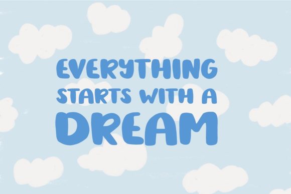 Cloud Nine Font - Preview 5