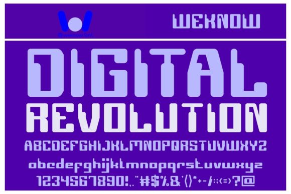 Computer Robot Font PNG with transparent background - Preview 3