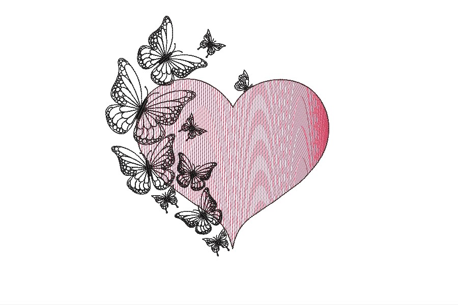 Heart and Butterfly