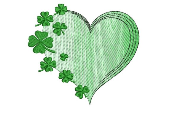 Heart and Clover Leaves