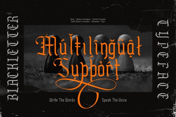 Hello Mytoys Blackletter Font - Preview 3