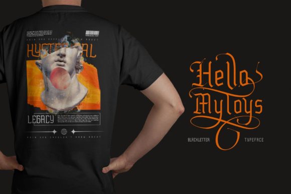 Hello Mytoys Blackletter Font - Preview 5