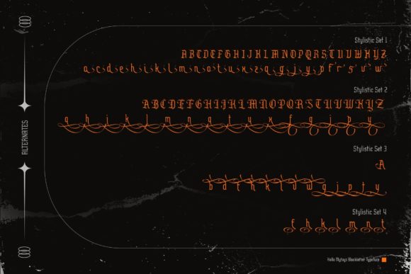 Hello Mytoys Blackletter Font - Preview 6