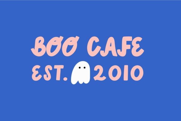 Little Ghosts Font PNG with transparent background - Preview 5