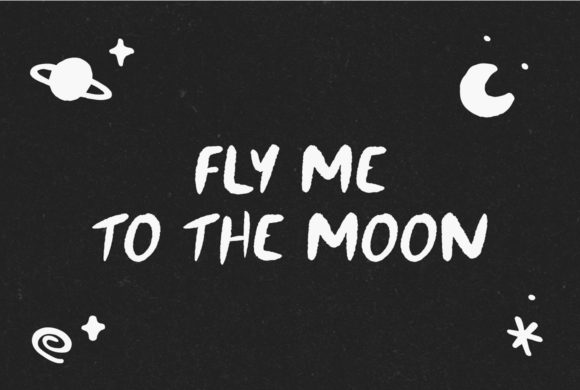 Outer Space Font PNG with transparent background - Preview 2