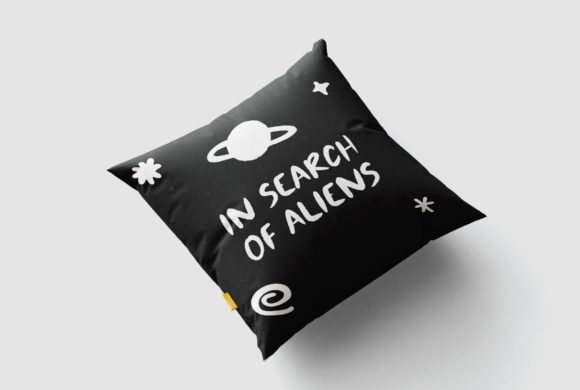 Outer Space Font PNG with transparent background - Preview 5