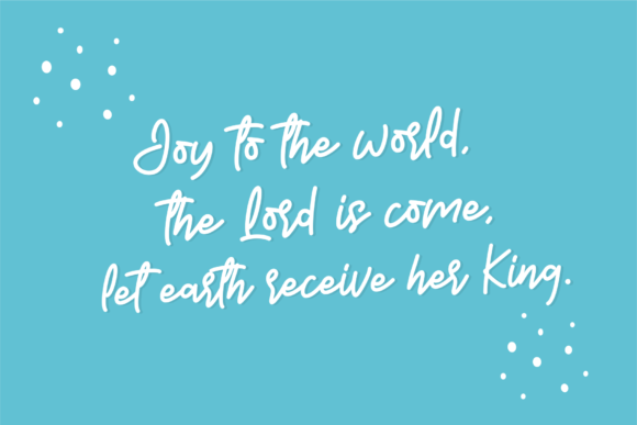 A Good Holiday Font - Preview 1