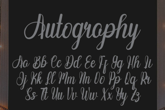 Autography Font - Preview 3