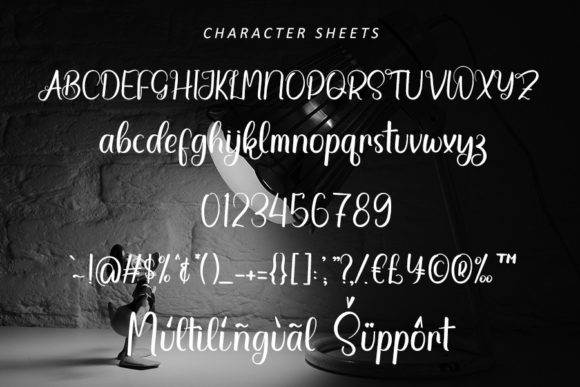 Bunny Angel Font PNG with transparent background - Preview 4