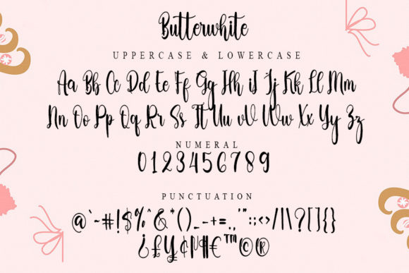 Butterwhite Font - Preview 3