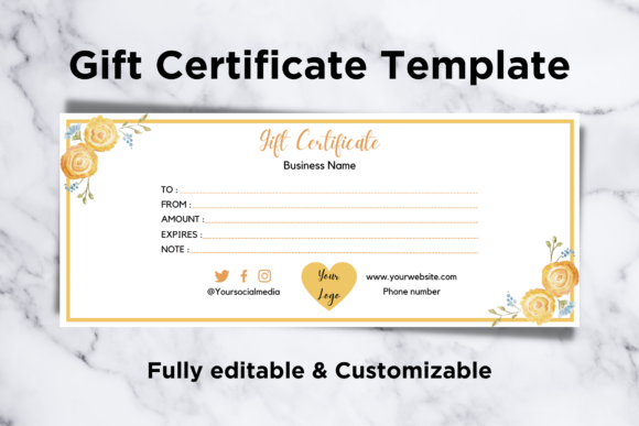Canva Gift Certificate Template 13